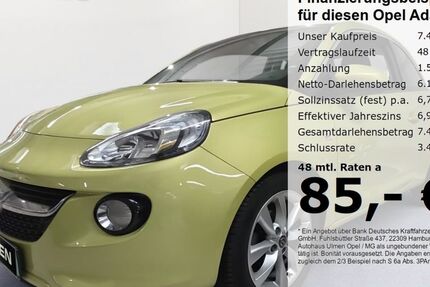 Opel Adam 111.650 km 7.444 € Düsseldorf 40231