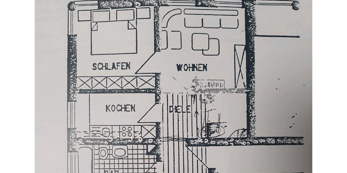 2,5 helle Zimmer-Wohnung in Losenburg 2 zimmer