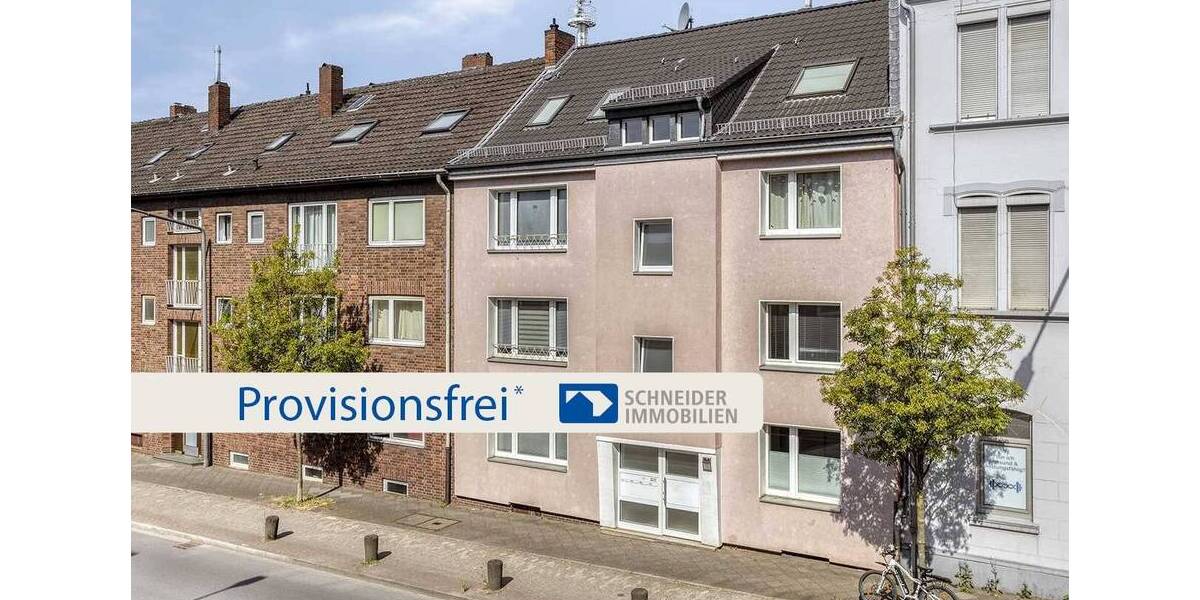 Zentral gelegene 3-Zimmer-Wohnung mit Balkon in gepflegtem 4-Parteienhaus 3 zimmer