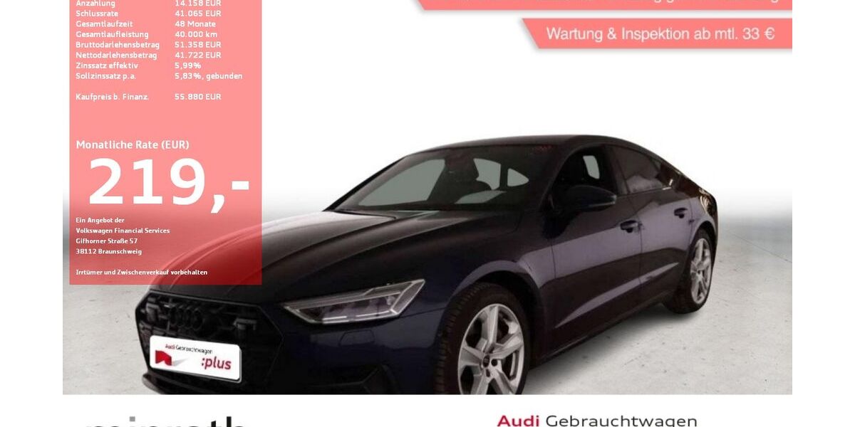 Audi A7 23.876 km 55.630 &euro; Moers-Hülsdonk 47441