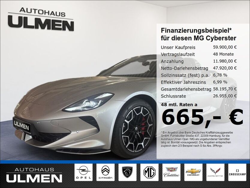 MG Cyberster 3.479 km 59.900 € Düsseldorf 40231