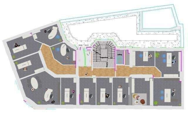 Gewerbeobjekt Düsseldorf Stadtmitte - 1 Zimmer, 230 m&sup2;, 3.105&euro; | Angebot:25683502