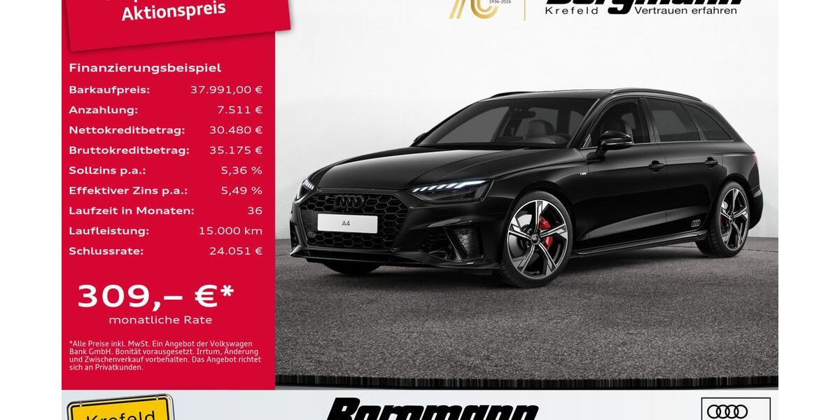 Audi A4 49.380 km 37.991 &euro; Krefeld 47803