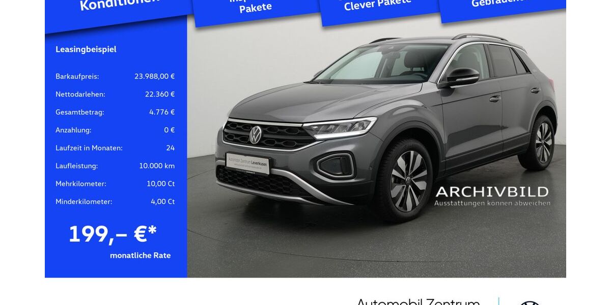 VW T-Roc 25.299 km 23.980 &euro; Leverkusen 51379