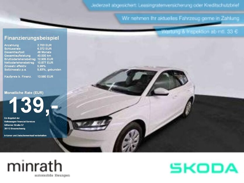 Skoda Fabia 44.174 km 13.130 € Moers 47441