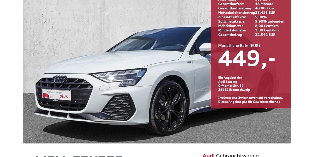 Audi A3 2.000 km 39.990 &euro; Düsseldorf 40549