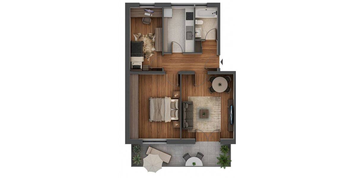 Etagenwohnung Erkrath Hochdahl - 3 Zimmer, 68 m&sup2;, 179.000&euro; | Angebot:26914155