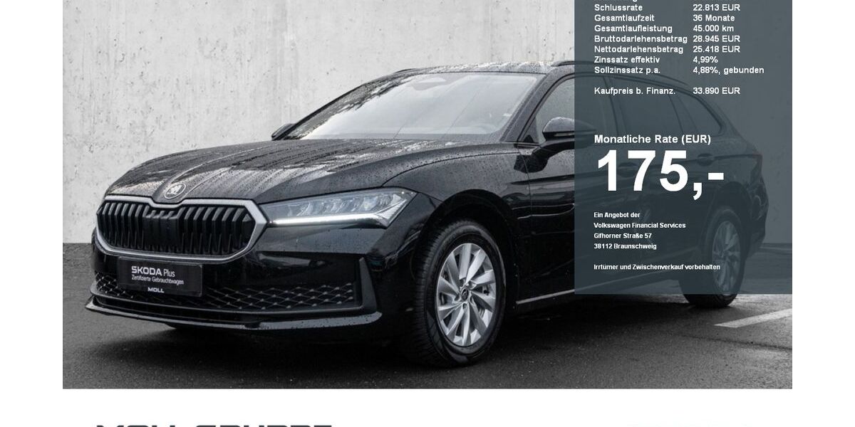 Skoda Superb 16.797 km 33.890 &euro; Düsseldorf 40474