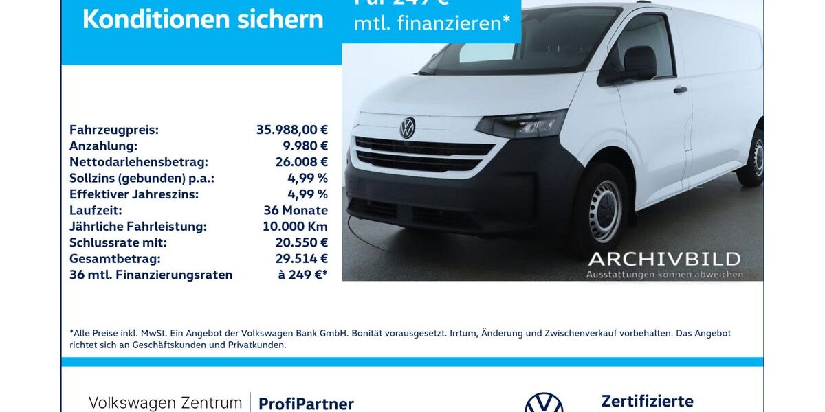 VW T7 Transporter 22.116 km 35.988 &euro; Leverkusen 51379