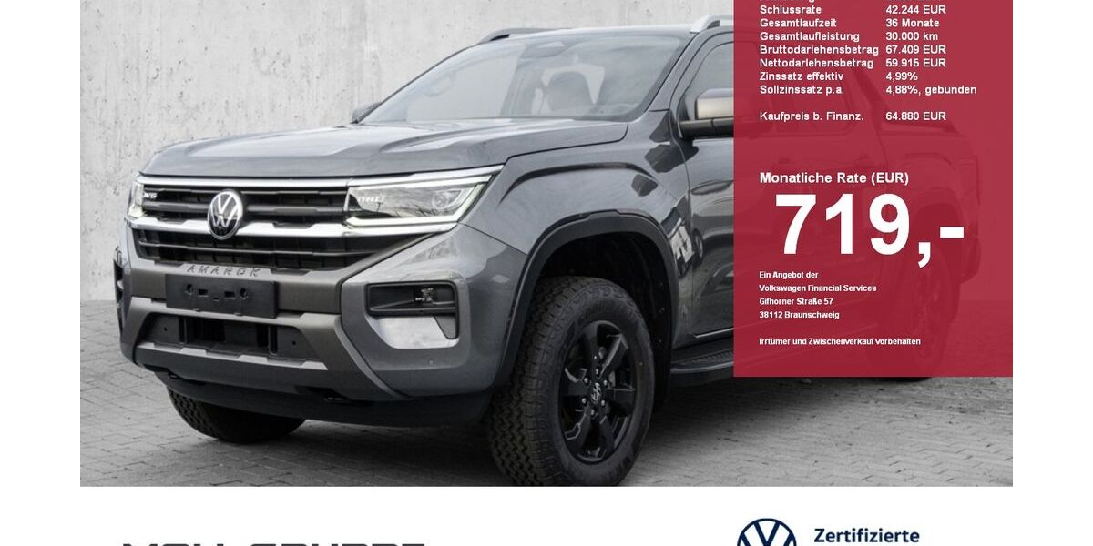 VW Amarok 1.250 km 64.880 &euro; Düsseldorf 40474