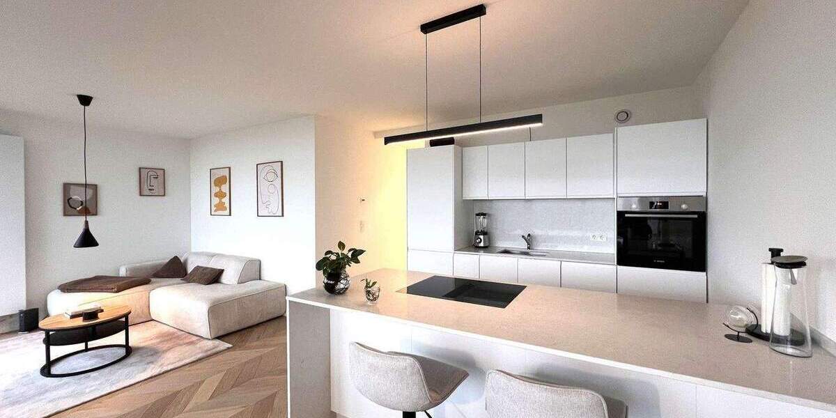 Charmante, sanierte 2-Zimmer-Wohnung inkl. Einbauküche mit Blick über Düsseldorf! 2 zimmer