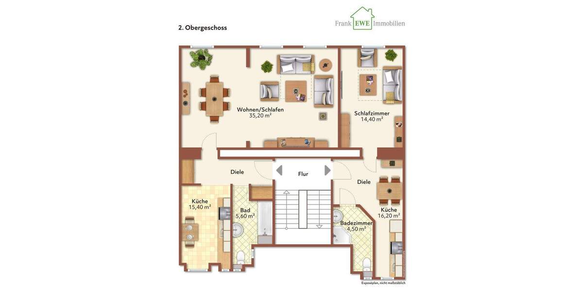 Etagenwohnung Düsseldorf / Eller Eller - 3 Zimmer, 82 m&sup2;, 264.000&euro; | Angebot:25166970