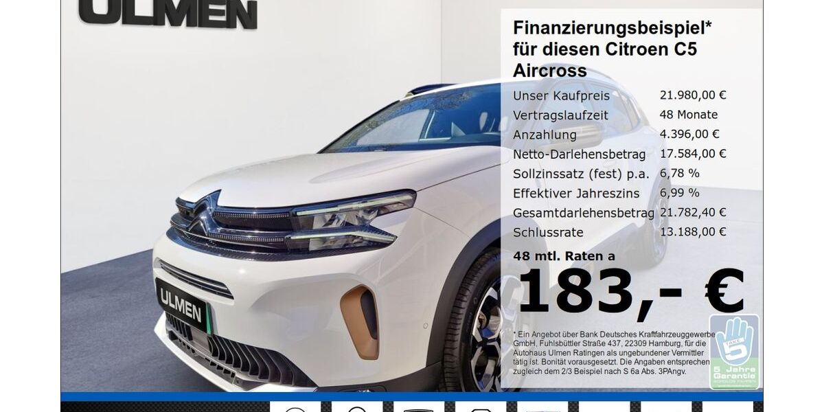 Citroen C5 Aircross 23.230 km 21.980 &euro; Ratingen 40880