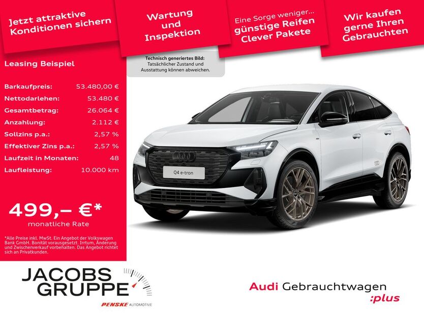 Audi Q4 e-tron 7.809 km 53.480 € Mönchengladbach 41066