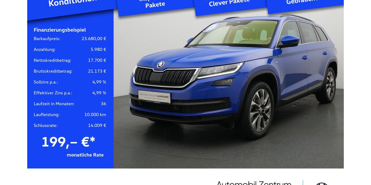 Skoda Kodiaq 99.361 km 22.980 &euro; Leverkusen 51379
