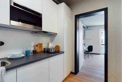 DIE ZimmerEI | Möbliertes Apartment am Campus Deutz für Studierende + Auszubildende | Large Bude