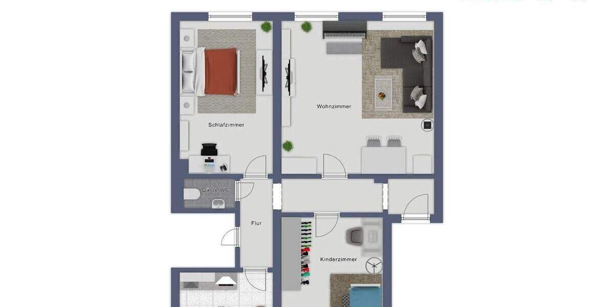 Altbau-Liebhaber aufgepasst - Wohnen mit Stil 3 zimmer