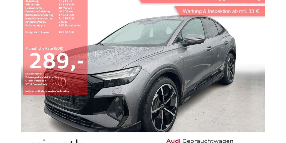 Audi Q4 e-tron 38.557 km 36.930 &euro; Moers-Hülsdonk 47441