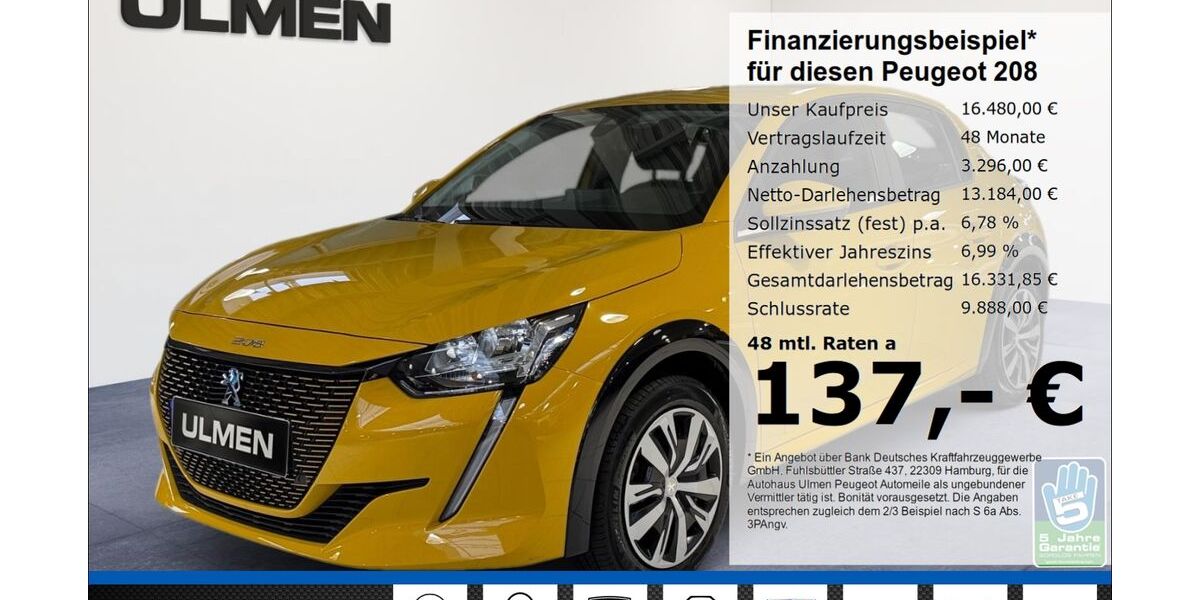 Peugeot 208 33.680 km 16.480 &euro; Düsseldorf 40233