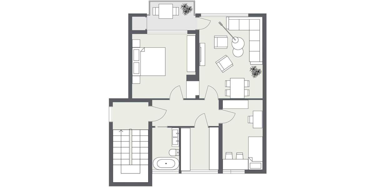 Charmante, freie, 3-Zimmer-Wohnung mit viel Potential in ruhiger, grüner Lage! 3 zimmer