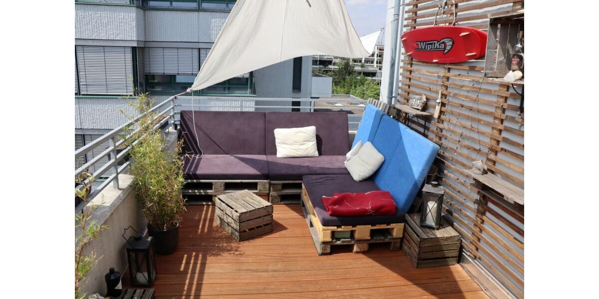 Düsseldorf Derendorf - Moderne 2 Zimmer Whng mit sehr großer Dachterasse und Balkon 2 zimmer