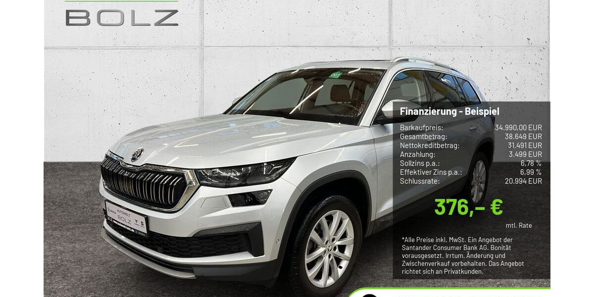 Skoda Kodiaq 48.216 km 33.990 &euro; Pulheim-Brauweiler 50259