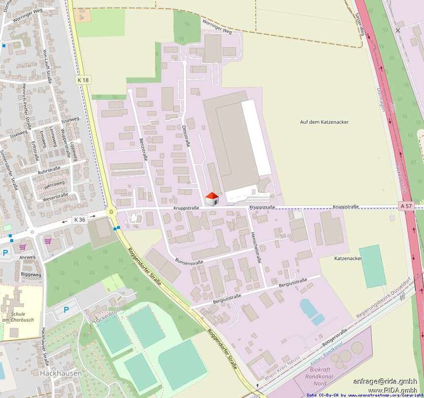 Halle in Dormagen 8.000 € 800 m²
