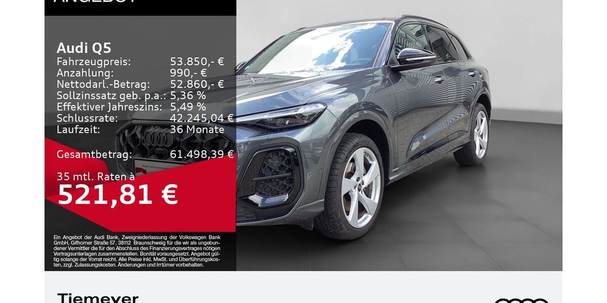 Audi Q5 9.900 km 48.440 &euro; Remscheid 42897