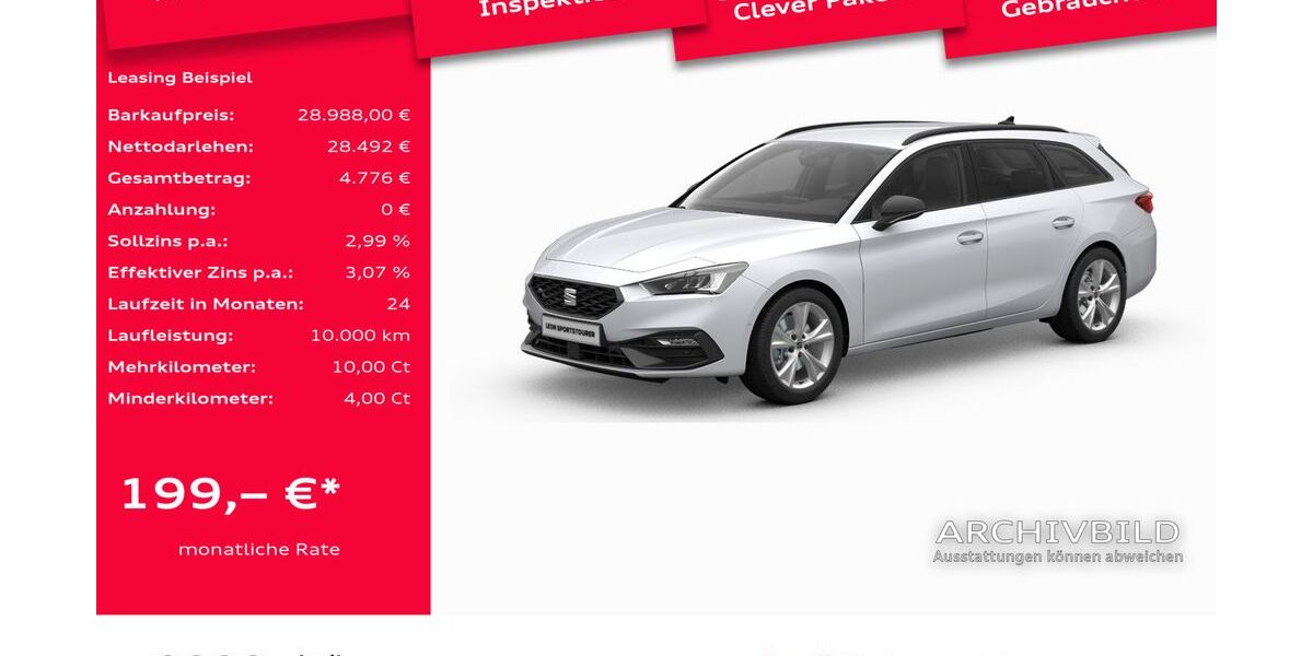 Seat Leon 15.898 km 28.988 &euro; Leverkusen 51373