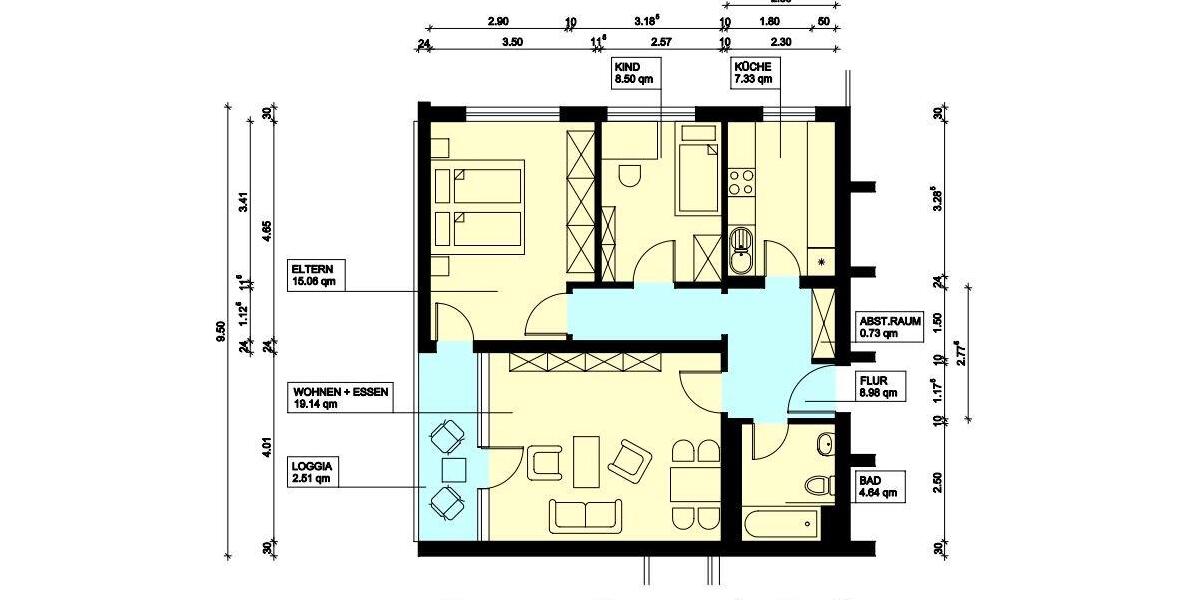 9701998 Modernisierte 3-Zi.-Wohnung in Erkrath! 3 zimmer