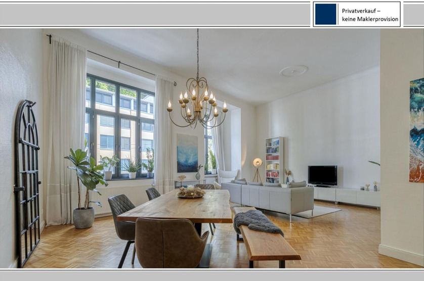 Provisionsfrei: Stilvolle Altbau-LoftWohnung mit Stuck in D-dorf