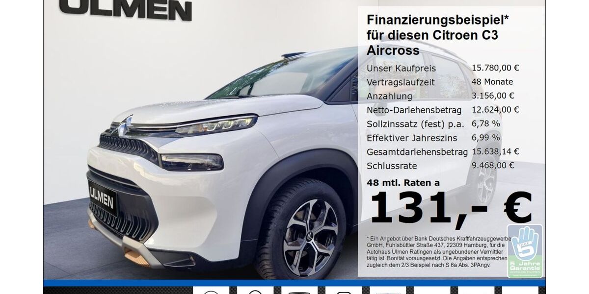 Citroen C3 Aircross 23.641 km 15.780 &euro; Ratingen 40880