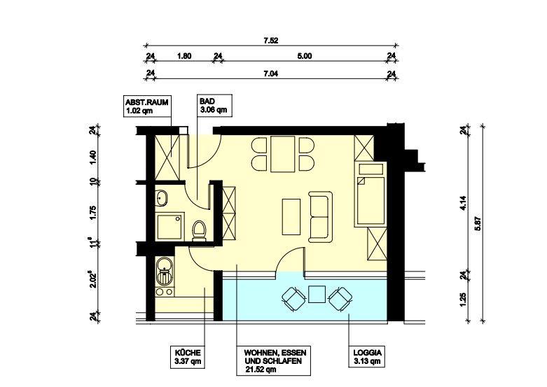 97019145 Modernisierte 1-Zi.-Wohnung in Erkrath! 1 zimmer