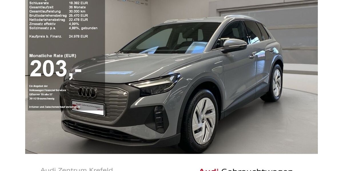 Audi Q4 e-tron 33.972 km 24.849 &euro; Krefeld 47805