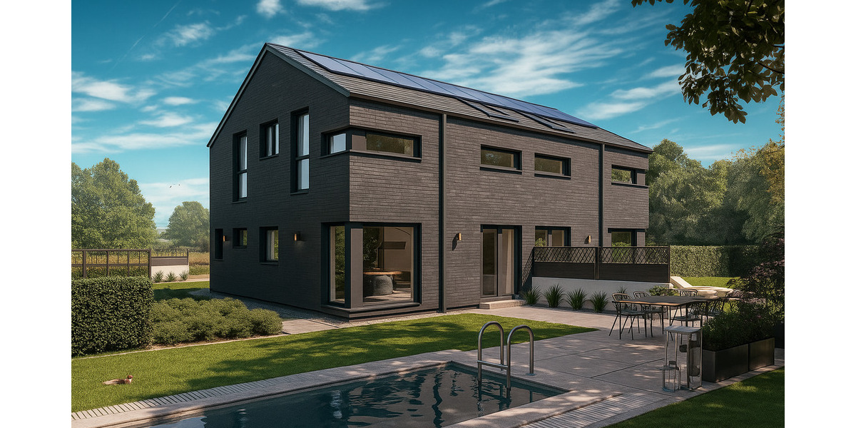 Technikfertig! Viel Geld gespart! Individuelle und moderne Doppelhaushälfte in massiver Bauweise. 8 zimmer