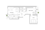 Etagenwohnung Düsseldorf Stadtmitte - 3 Zimmer, 74 m&sup2;, 1.125&euro; | Angebot:26359893