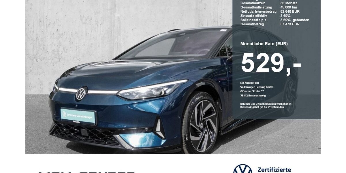 VW ID.7 5.419 km 52.640 &euro; Düsseldorf 40474