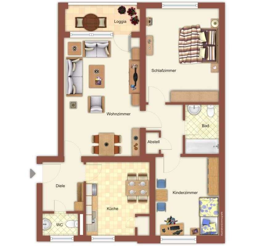 Wohnung zum Mieten in Mönchengladbach 719 € 82.05 m²