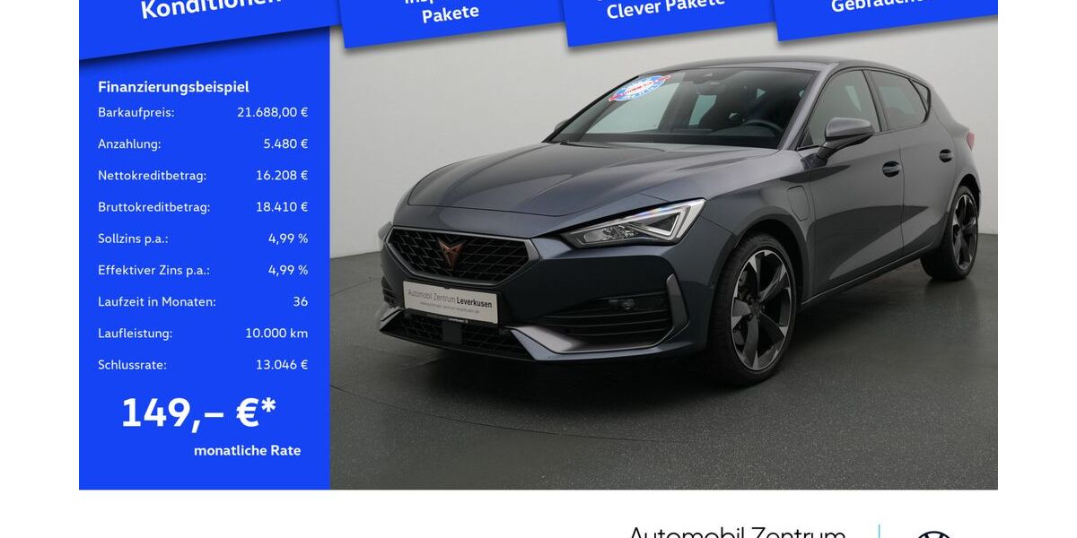 Cupra Leon 71.413 km 21.688 &euro; Leverkusen 51379