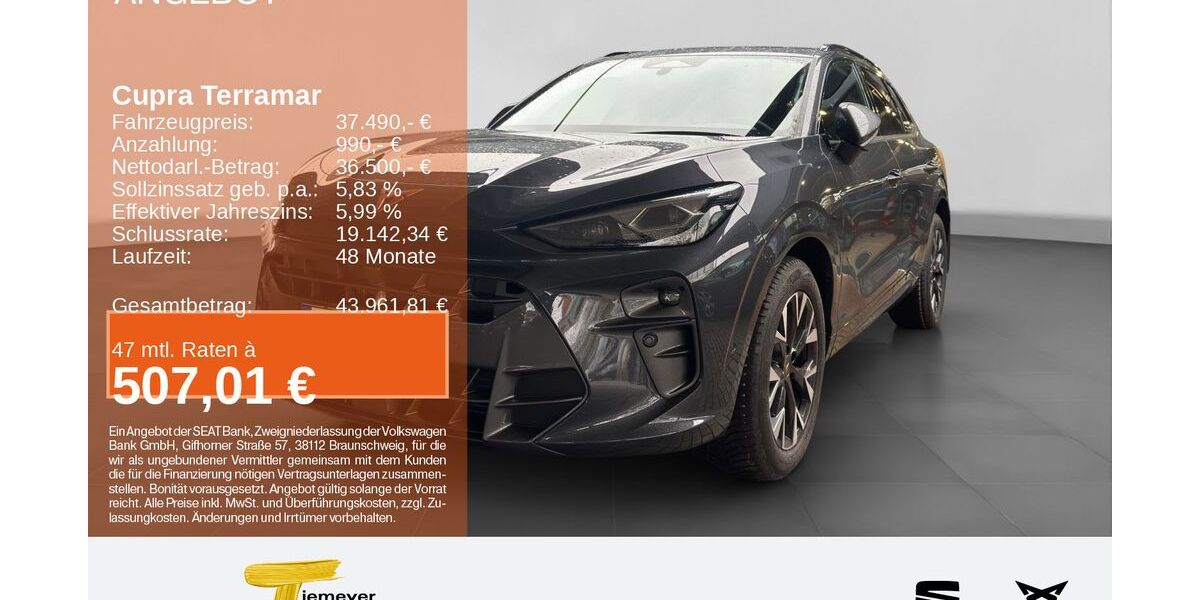Cupra Terramar 9.999 km 35.990 &euro; Oberhausen 46145