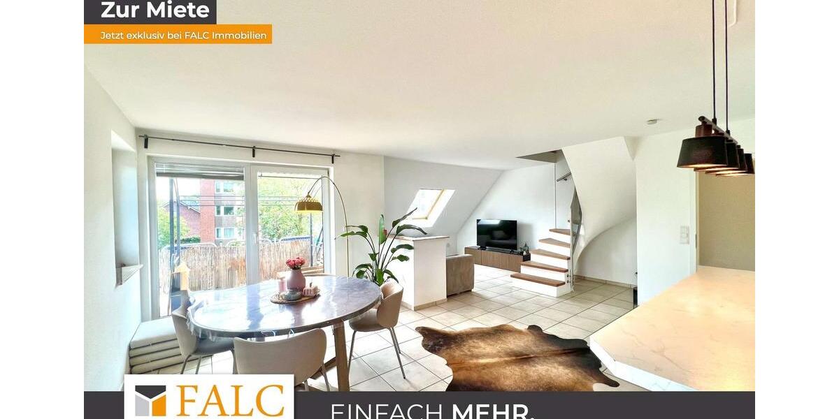 Möblierte Maisonette-Wohnung mit Balkon & TG in Düsseldorf-Unterrath 3 zimmer