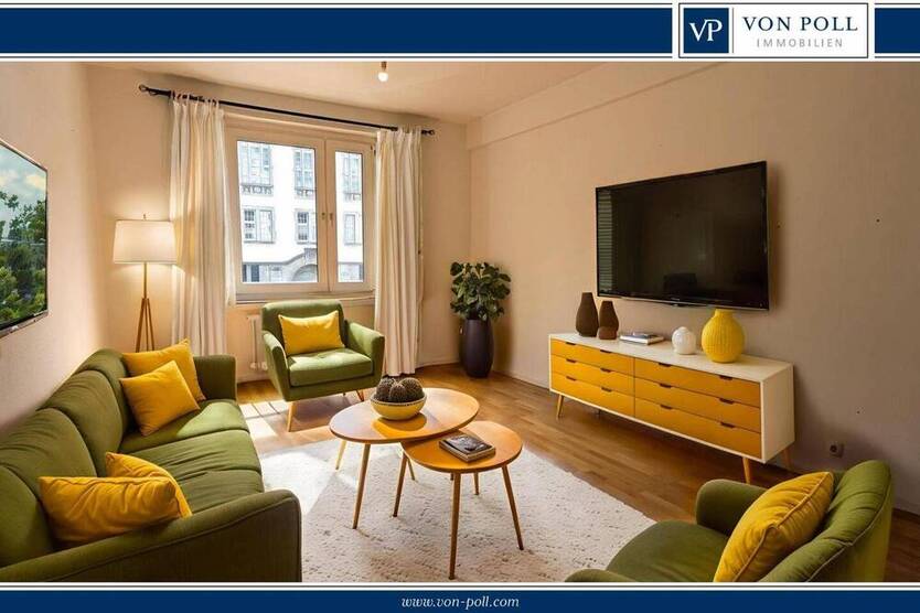 Sanierte 4-Zimmer-Wohnung mit Balkon - hell und zentral gelegen