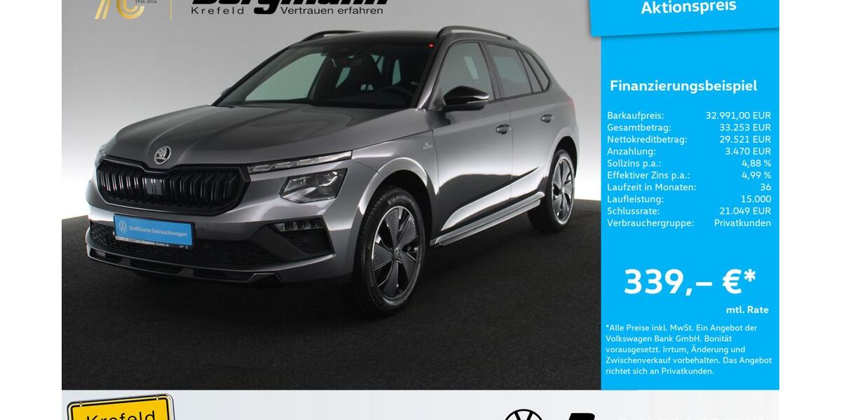 Skoda Kamiq 1.010 km 32.991 &euro; Krefeld 47803