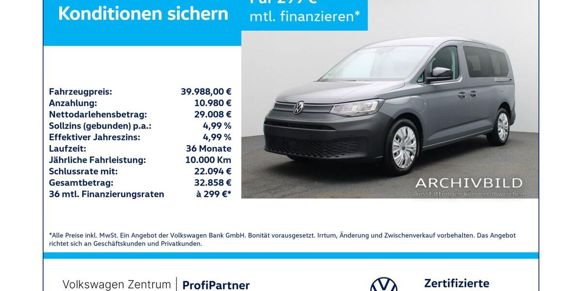 VW Caddy 7.241 km 39.988 &euro; Leverkusen 51379