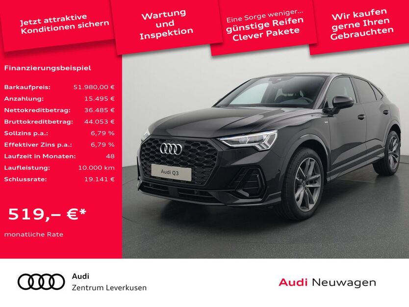 Audi Q3 2.480 km 49.980 € Leverkusen 51373