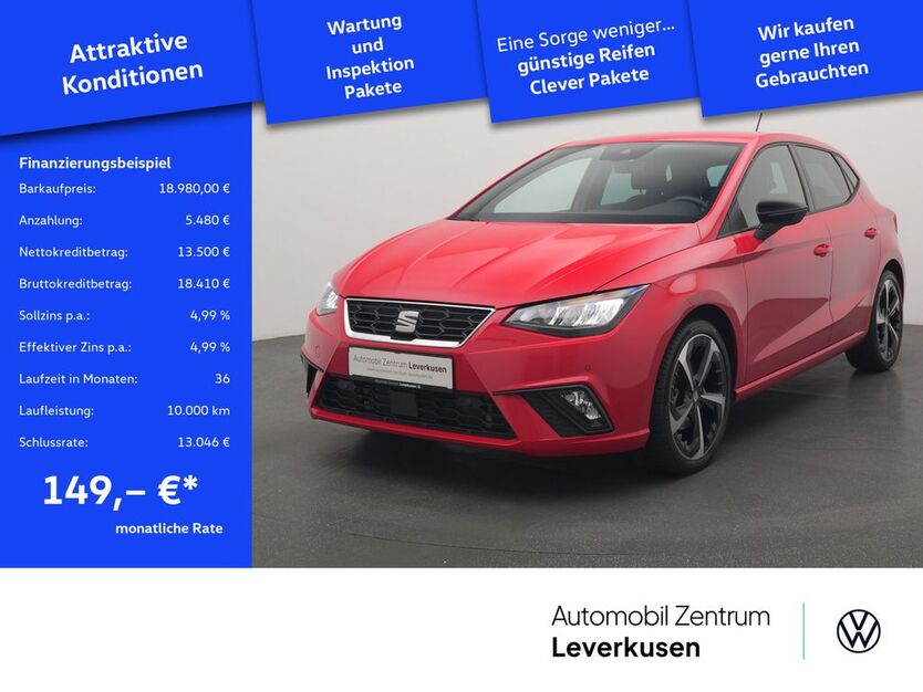 Seat Ibiza 22.781 km 17.980 € Leverkusen 51379