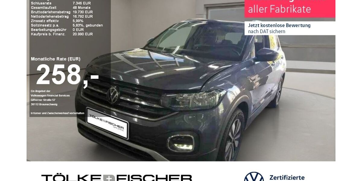 VW T-Cross 68.710 km 17.999 &euro; Krefeld 47805