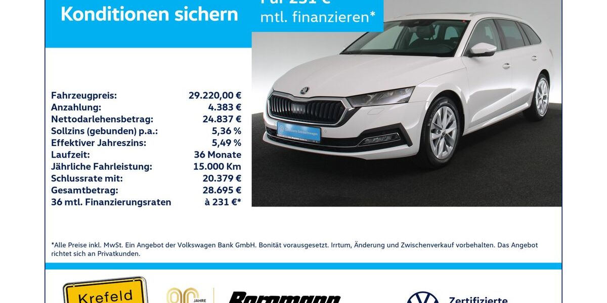 Skoda Octavia 39.679 km 29.220 &euro; Krefeld 47803