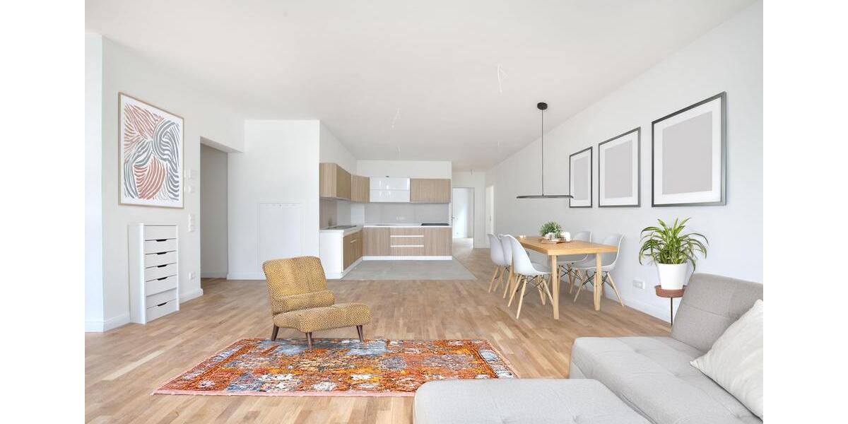 Erstbezug! Exklusive 3-Zimmer-Wohnung im 1. OG mit Terrasse – hochwertiger Neubau in Stadtmitte 3 zimmer