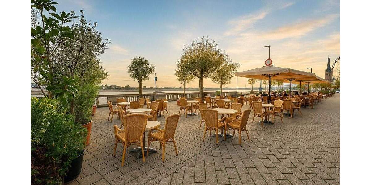 Ladenlokal mit großen Terrassen, Theke und Kühlhaus in attraktiver Rheinlage 3 zimmer